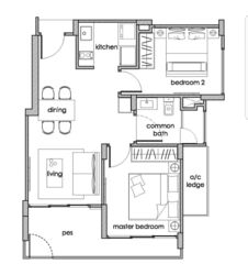 Three 11 (D20), Apartment #384919791